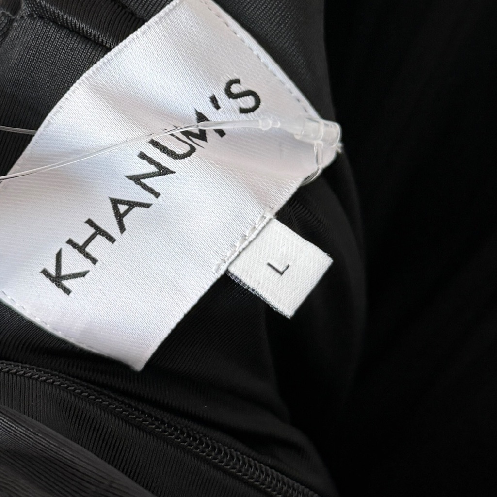 Khanum's Karyln Strapless Black Velvet Maxi Gown With Diamant Detail — image 5 of 8